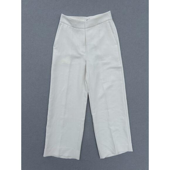 Aritzia Wilfred Alanya Trouser Wide Leg Pants Light Birch size 0 resortwear - Picture 1 of 9
